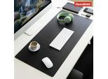 Sottomano In Pelle Artificiale Nero Vari Colori E Dimensioni Nero 80 X 40 Cm