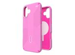 Speck Presidio2 Grip Clicklock & Magsafe - Custodia Per Iphone 16 Plus (Rosa Vero / Rosa Shocking / Bianco)