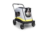 Wisfor Passeggino Per Cani Pieghevole Con Un Solo Clic, Passeggino Per Cani Di Taglia Media E Grande Fino A 50 Kg, Borsa Per Cani A Rimorchio Con Maniglia Regolabile