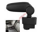 Bracciolo Centrale Bracciolo Clappable Tessile Nero Per Fiat Punto, Punto Evo, Grande Punto, Linea