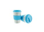 1X Tazza Da Caffè Per Andare, Tazza Da Caffè In Porcellana Con Coperchio 350Ml ZH4 Blu