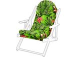 Ampo Cuscino Per Sedia A Sdraio Da Giardino, Cuscino Da Giardino, Cuscino Per Sedia A Sdraio In Legno