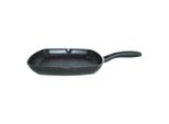 Padella Grill Ø28Cm Bistecchiera Padella A Induzione In Nero Con Beccucci