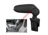 Bracciolo Centrale Bracciolo Clappable Tessile Nero Per Seat Leon Mk2 1P (2006-2009) PRE-LCI
