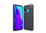 Custodia Carbon Shield Tpu Per Huawei P30 Lite - Blu KP9466