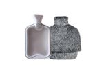 Inf Borsa Dell'acqua Calda In Peluche - Nera