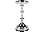 Candeliere In Argento Serratura, H 21,5 Cm, Metallo