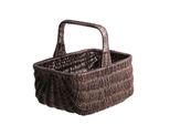 Cesto Per La Spesa In Vimini Cesto In Vimini Con Manico Cesto Portaoggetti Cesto Da Picnic Leggero Cesto Regalo Vuoto