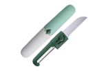 Strumento Da Cucina Multifunzionale 2In1: Coltello E Pelaverdure E Frutta Verde E Bianco