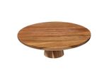 Sg Secret De Gourmet - Alzata Per Torta "Jiling"" In Legno Di Acacia D28Cm"
