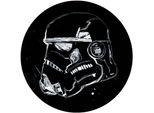 Carta Da Parati Rotonda Autoadesiva Disney Star Wars Stormtrooper In Bianco E Nero - 612021 - Ø 128 Cm