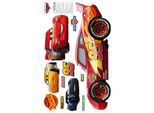 Decalcomania Murale Disney Cars Rosso E Giallo - 612439 - 127 X 200 Cm