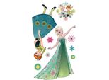 Decalcomania Murale Disney La Regina Dei Ghiacci Primavera Xxl Verde - 612432 - 127 X 200 Cm