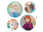 Adesivo Per Finestra Disney La Regina Dei Ghiacci Personaggi Blu, Verdi E Viola - 612744 - 30 Cm X 30 Cm
