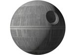 Carta Da Parati Rotonda Autoadesiva Disney Star Wars Death Star Xxl Grigio Scuro - 612423 - Ø 127 Cm