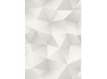Carta Da Parati Erismann Con Motivo 3D Grigio Chiaro - 661293 - 53 Cm X 10,05 M