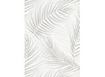 Carta Da Parati Erismann Foglie Grigio - 661312 - 53 Cm X 10,05 M