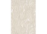 Carta Da Parati Erismann Foglie Beige - 661568 - 53 Cm X 10,05 M