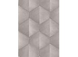 Carta Da Parati Erismann Con Motivo 3D Color Tortora - 661563 - 53 Cm X 10,05 M