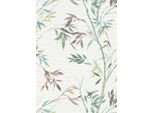 Carta Da Parati Erismann Foglie Verdi - 661617 - 53 Cm X 10,05 M