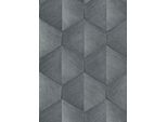 Carta Da Parati Erismann Motivo 3D Grigio - 661560 - 53 Cm X 10,05 M