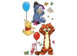 Murale Disney Pooh L'orso Arancione, Blu E Giallo - 612438 - 127 X 200 Cm