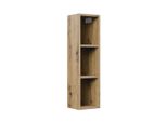 Scaffale Da Bagno Sospeso 20 Cm Rovere Artisan Aperto