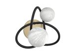 Lampada Da Parete A Due Sfere Nisyro 2Xg9 3,5W Linea Zuma