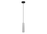 Lampada A Sospensione Moderna Per Soggiorno Cucina Sopra Isola Grigio Alluminio Tubo Tondo 1Xgu10 10W Lopus Italux