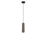 Lampada A Sospensione Moderna Per Soggiorno Cucina Sopra Isola Marrone Tubo Quadrato 1Xgu10 10W Ander Italux