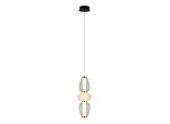 Lampada A Sospensione Decorativa Per Soggiorno Sopra Il Tavolo Paralumi In Vetro Decorativo Led 16W Gastel Italux