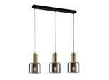 Italux Santia, Lampadario Moderno In Rame PND-65342-3-BRO+SG