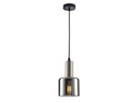 Italux Santia, Lampada A Sospensione Moderna In Argento PND-65342-1-SC+SG