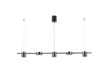 Italux Remdal Lampadario Led Moderno In Ottone PND-16374-5-BK-4K