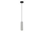 Lampada A Sospensione Moderna Per Soggiorno Cucina Sopra Isola Grigio Alluminio Tubo Quadrato 1Xgu10 10W Ander Italux