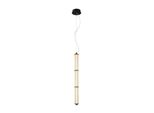 Lampada A Sospensione Moderna Per Soggiorno Sala Da Pranzo Sopra Il Tavolo Colore Caldo Striscia Verticale Led 9W Sanpo Italux