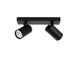 Italux Laconi Led, Lampada Da Parete E Soffitto Moderna, Nero SPL-2813-2B-BL