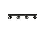 Italux Boniva Lampada Da Soffitto Led Moderna Nera SPL-2854-4B-BL