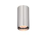 Spot Da Soffitto Moderno In Alluminio Tubo Tondo 10 Cm Per Soggiorno Cucina 1Xgu10 10W Lopus Italux