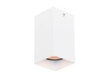 Spot A Soffitto Moderno Bianco Quadrato 10 Cm Per Soggiorno Cucina 1Xgu10 10W Ander Italux