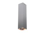 Spot Da Soffitto Moderno In Alluminio Quadrato 24 Cm Per Soggiorno Cucina 1Xgu10 10W Ander Italux