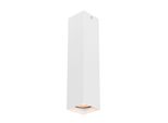 Spot A Soffitto Moderno Bianco Quadrato 24 Cm Per Soggiorno Cucina 1Xgu10 10W Ander Italux