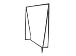 Natural Goods Berlin Stendibiancheria Triangel - Appendiabiti - Stendibiancheria Autoportante In Metallo Per Camera Da Letto - Armadio Spogliatoio - Stendibiancheria Organizzatore Di Vestiti - 160 Cm X 120 Cm, Nero