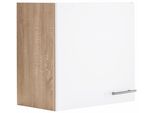 HäNgeschrank Optifit "Kalmar", Weiß, B:60Cm H:58Cm T:35Cm, SchräNke, HäNgeschrank