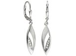 Paar OhrhäNger Jobo "Ohrringe Mit 8 Zirkonia", Silber (Silber 925), Ohrringe, Damen, Silber 925 (Sterlingsilber), 925 Silber