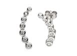 Paar Ohrstecker Jobo, Silber (Silber 925), Ohrringe, Damen, Silber 925 (Sterlingsilber), 925 Silber Mit Zirkonia