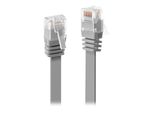 Lindy 47490 Cat6 U/Utp Flachband Patchkabel Grau, 0.30M Ohne Schirmung