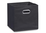 Contenitore Zeller, In Pile, Nero, 28 X 28 X 28 Cm