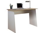 Scrivania Masola Bianco / Sonoma Rovere A. 74 X L. 110 X P. 50 Cm
