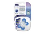 Chicco Physio Comfort Lumi Succhietto In Silicone, Arancione, 12M +